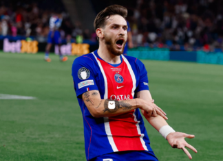 Полувреме во Салцбург: Кварадона ја “стресе“ Вила, а 17-годишниот Маџо донесе резултатски егал!(ВИДЕО)