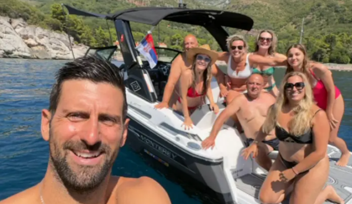 Novak selfi na Jadran