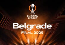 Финалето од Лигата на Европа во 2029 година ќе се одржи во Белград