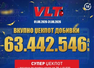ВИДЕОЛОТАРИЈА КАСИНОС АВСТРИЈА ИСПЛАТИ НАД МИЛИОН ЕВРА ЗА ВЛТ ЏЕКПОТ ДОБИВКИ ВО АВГУСТ