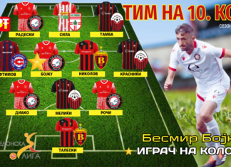 ТИМ И ИГРАЧ НА 10.КОЛО: Бојку блескаше на Чаир
