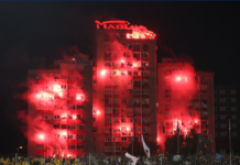 ФОТО НА ДЕНОТ: Еве како Зеница ГОРЕШЕ во чест на Един Џеко!