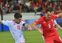 Полувреме во Луцерн: Штета, играме добро но кобната грешка на Муслиу не чини негатива против Швајцарија