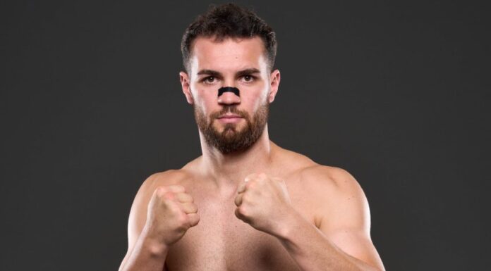 Брутален: Бобан Илиоски со спектакуларен нокаут во прва рунда на победа на GLORY 110! (ВИДЕО)