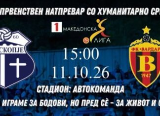 Дуелот Скопје – Вардар ќе има и хуманитарен карактер